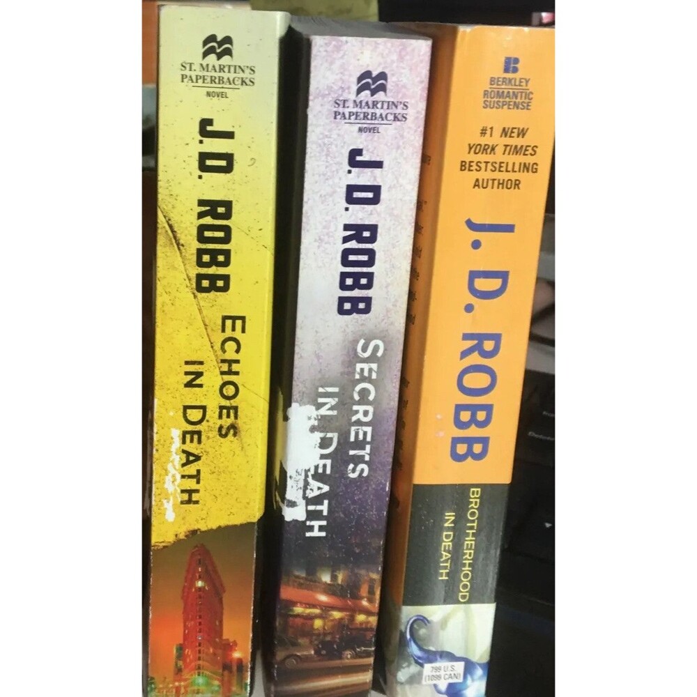 In Death Ser.: Secrets, Brotherhood, Echoes: In Death Novel by J. D. Robb Set 3